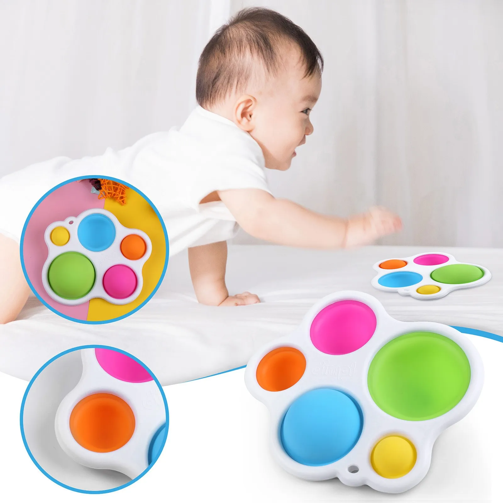 

Fidget Toys Educational Sensory Toy Infant Early Education Intelligence Development Fidget Toys Needs Stress Reliever Figet Toy
