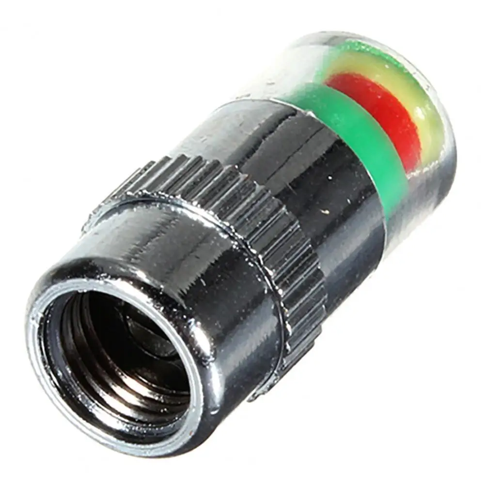 

4Pcs Pressure Alert Light Weight Anti-corrosion Fine Workmanship Tire Pressure Indicator for Vehicle Auto Parts