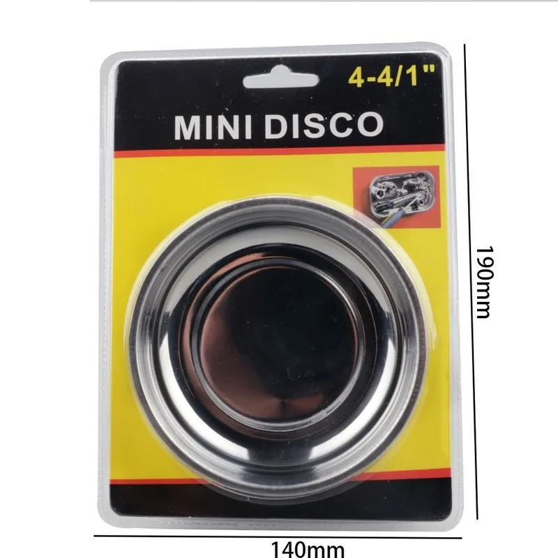 

4"Strong Permanent magnetic parts bowl steel Round plate Nuts Bolts Screws Storage tray container garage tool organizer holder