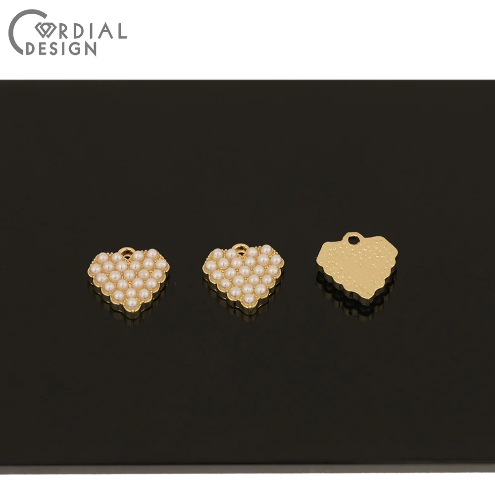 

Cordial Design 100Pcs 13*15MM Jewelry Accessories/Earrings Making/Hand Made/Charms/Imitation Pearl/Earring Findings/DIY Pendant