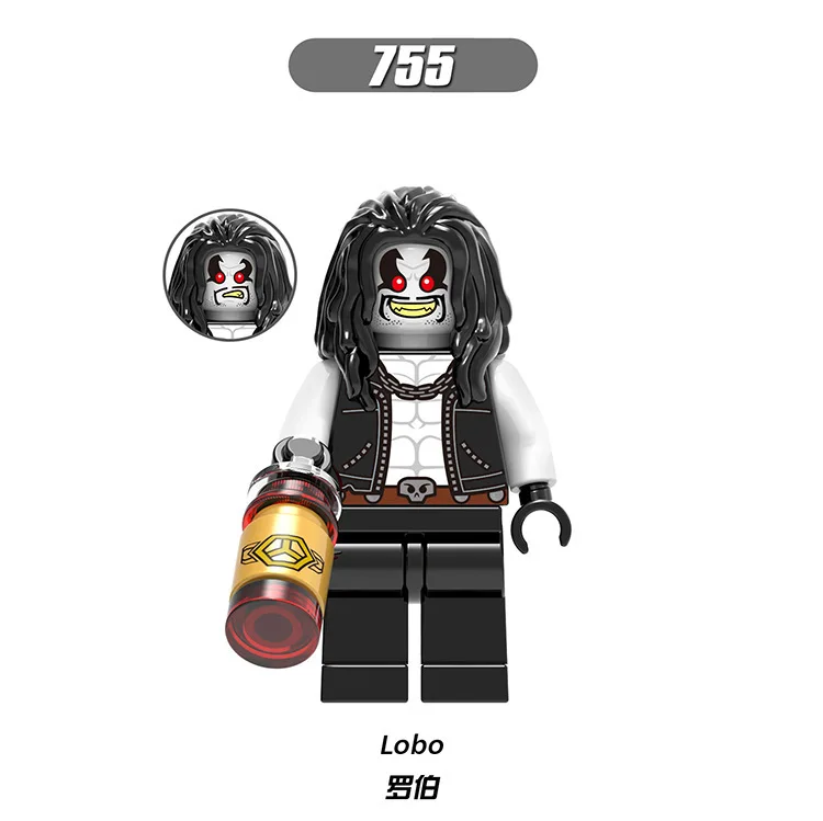 Одиночные супер герои фигурки флэш Бэтмен обратный-Flash Lex Luthor Cyborg Lobo Fire Cheetah строительные блоки игрушки для детей