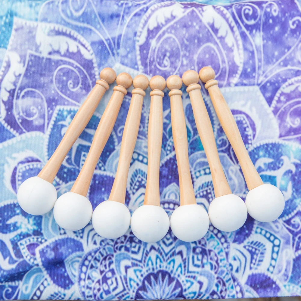 7 шт. резиновый молоток и уплотнительное кольцо для игры в хрустальную поющую