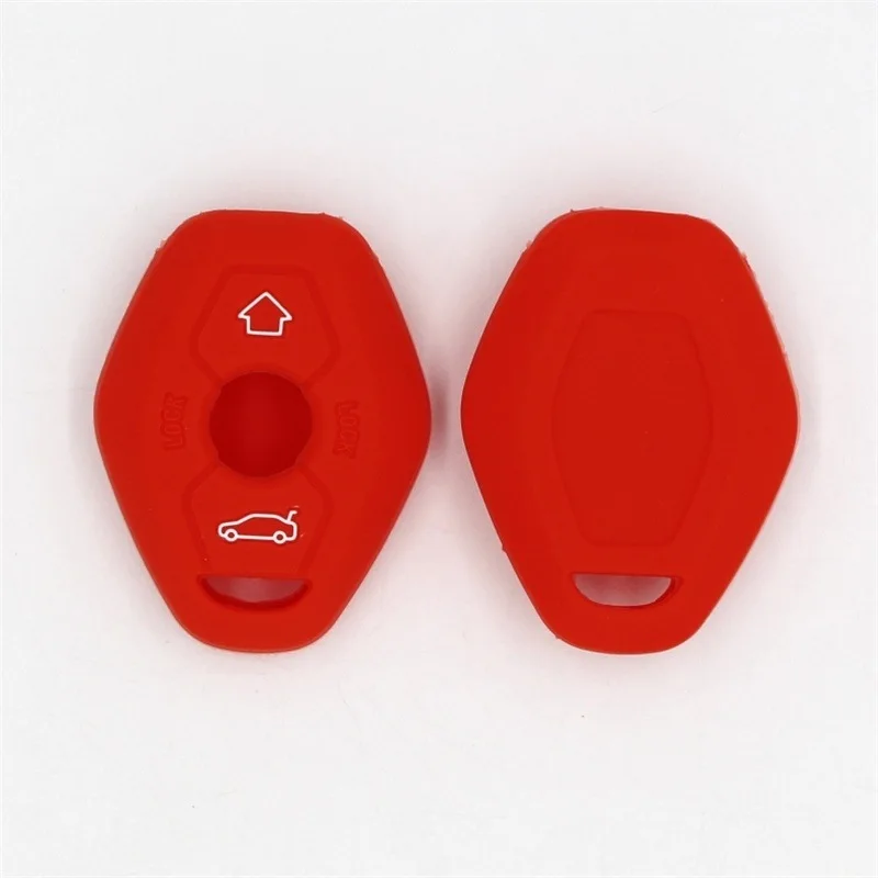 Silicone Car Key Fob Case Remote Cover Sticker For BMW Z3 Z4 3 5 7 X3 X5 Series E38 E39 E46 E83 1998-2005 Protection | Автомобили и