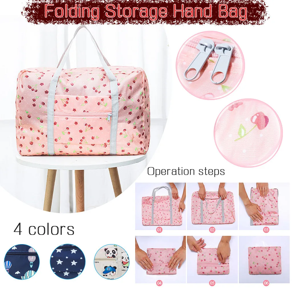 

MAIOUMY Luggage Bags Large Capacity Fashion Travel Bag For Man Women Travel Carry on Luggage Bag Flower Printed Foldable Bags