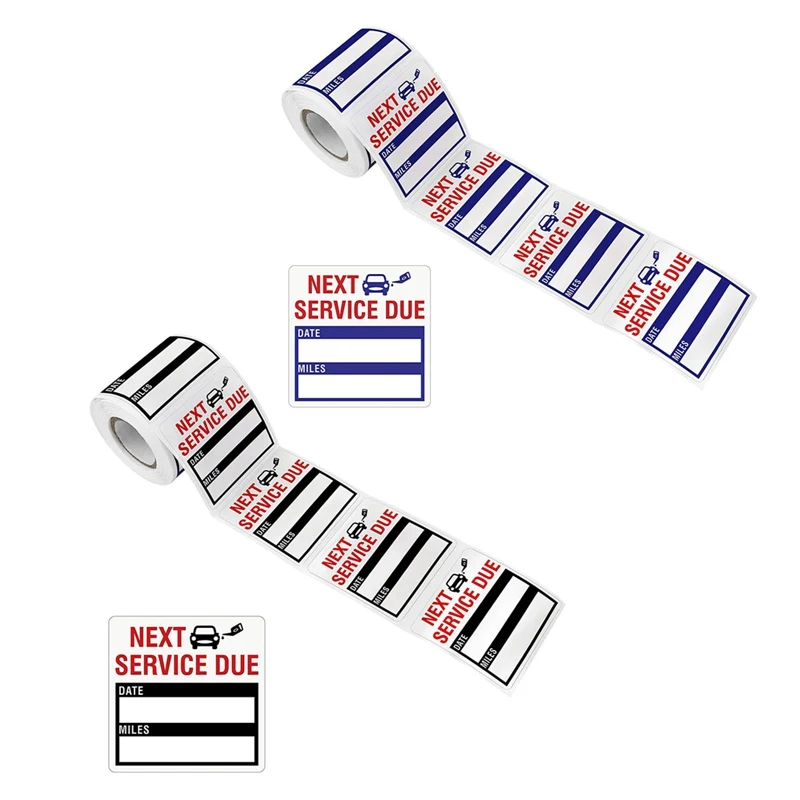 150 шт./рулон водостойкая наклейка для напоминаний об обслуживании масла 5 см |