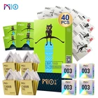 Презервативы MIO из натурального латекса с большими частицами, презервативы с дополнительной смазкой, презервативы с задержкой пениса, интимные игрушки 4 типа