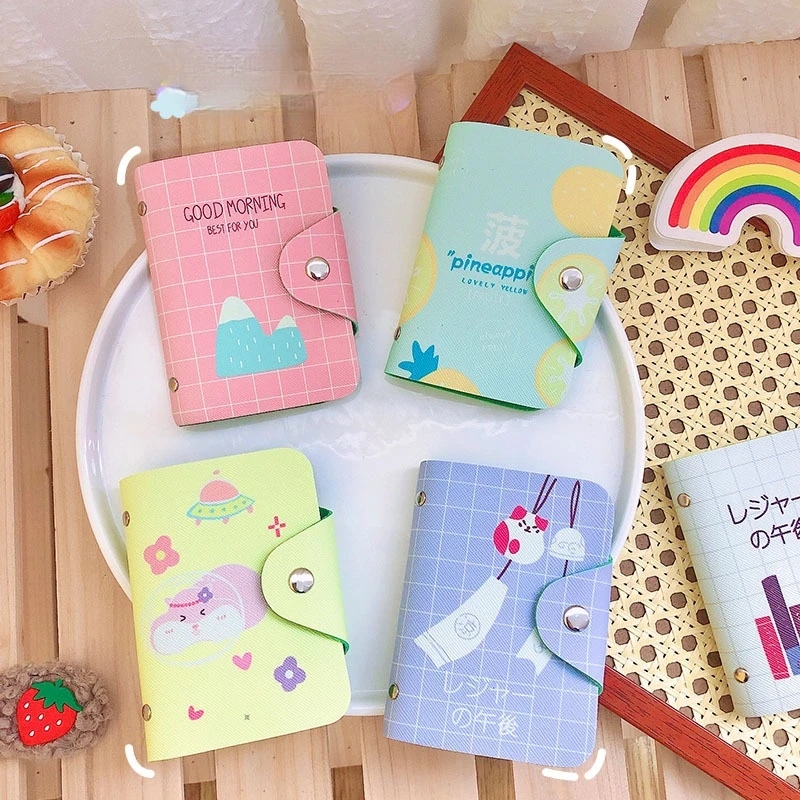 

PU Leather Function 20 Bits Card Case Business Card Holder Men Women Credit Passport Card Bag ID Credit Card Holder Wallet Gifts