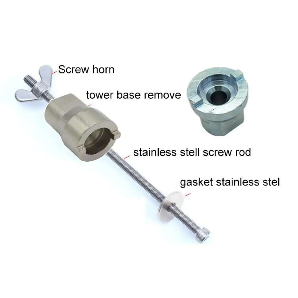 

Bicycle Freehub Body Remover Stainless Steel Bike Hubs Install Disassemble Tool