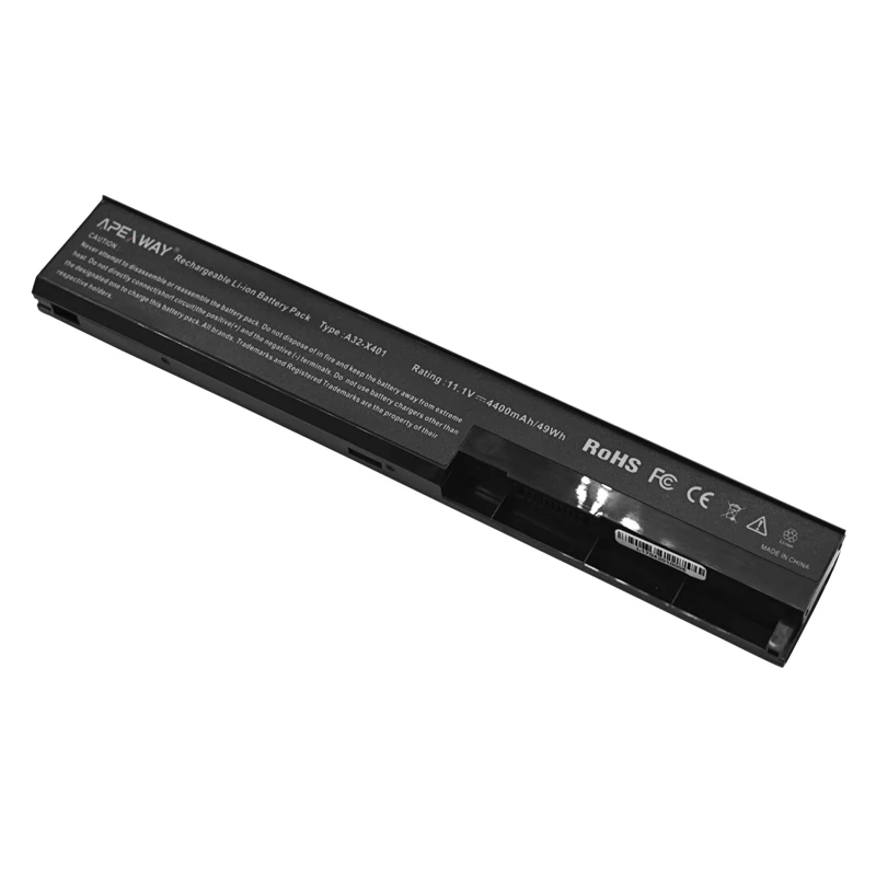 Аккумулятор Apexway X501a 6 ячеек для Asus F401 F401A F401A1 F401U F501 F501A F501A1 F501U F301 F301A F301A1 F301U |
