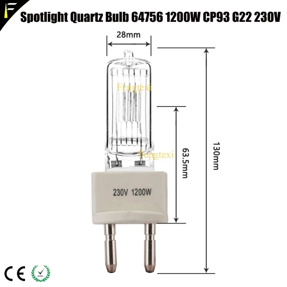 Мягкая ТВ лампа FTL G22 230V 1200W CP93 64756 точечная 1200w кварцевая теплого цвета | Лампы и