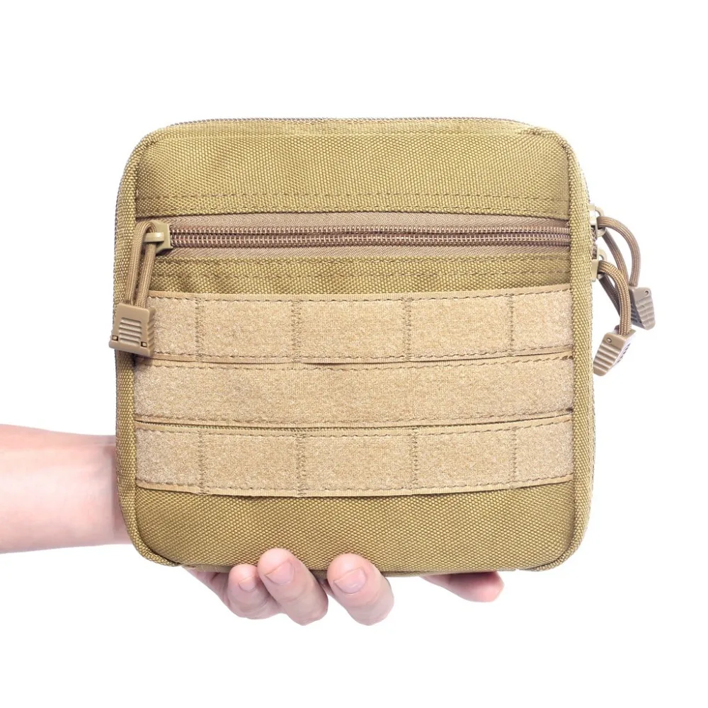 Tactical Molle Admin Pouch Utility EDC Tool Bag Military Medical First Aid Kit Waist Pack Camping Hiking Hunting Accessories Bag