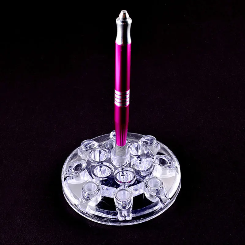 Прозрачный акриловый держатель для пигментных чернил татуировок подставка