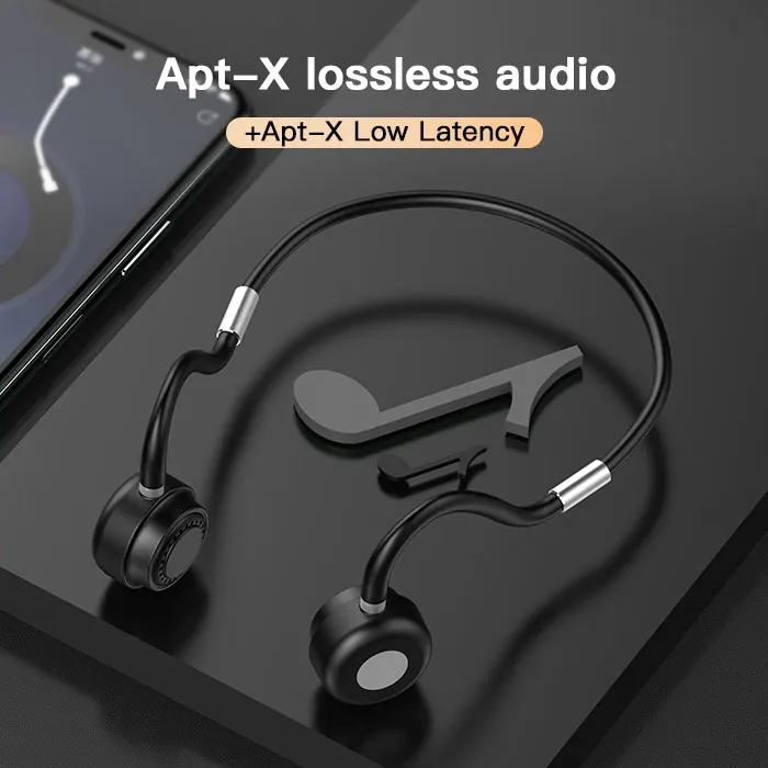 Беспроводные наушники Bluetooth 5 0 проводящие костные Спортивная уличная гарнитура с