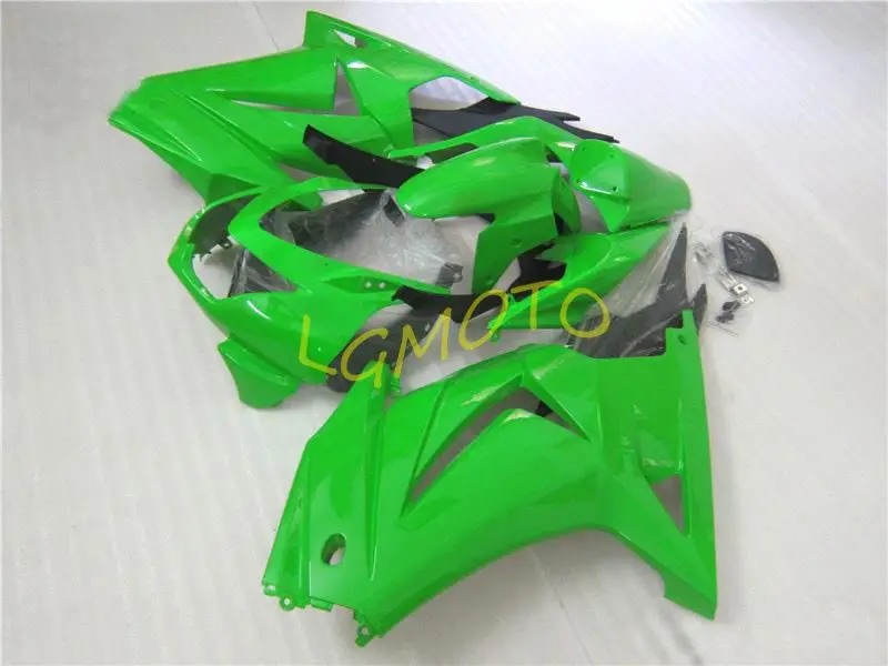 

green KAWASAKI ZX250R EX250 2008 2009 2010 2011 2012 customize bodywork EX 250 ZX 250R body kit EX250R 08-12 Fairings #LA822