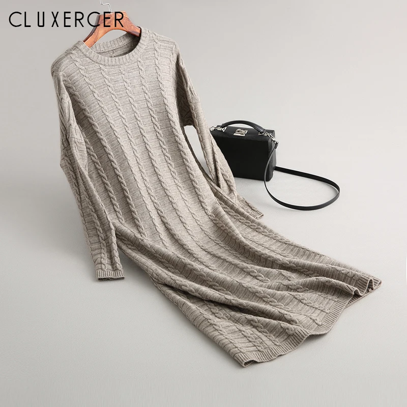 Новые 2019 женские платья с длинным рукавом платье миди трапециевидной формы