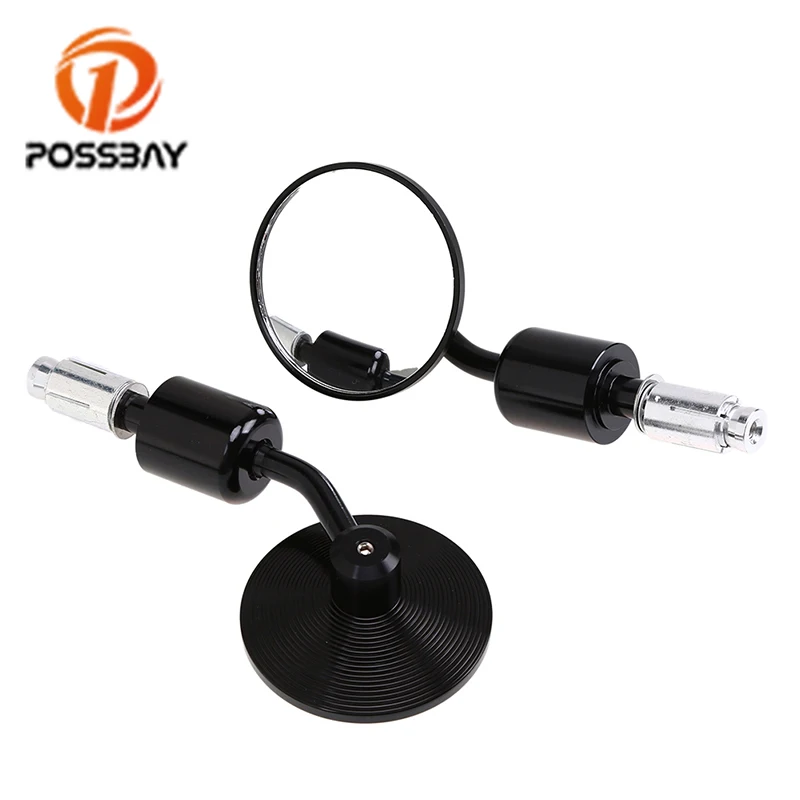 Posbay круглый мотоцикл 7/8 &quotРучка Бар Конец Зеркала аксессуары заднего вида