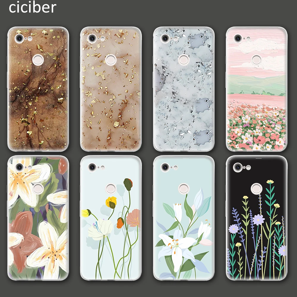 

Luxury Flower Phone Case For Google Pixel 5 4a 4 3a 3 2 XL Soft Silicone TPU Cover for Pixel 5XL 4XL 3XL 2XL Coque Capa Funda