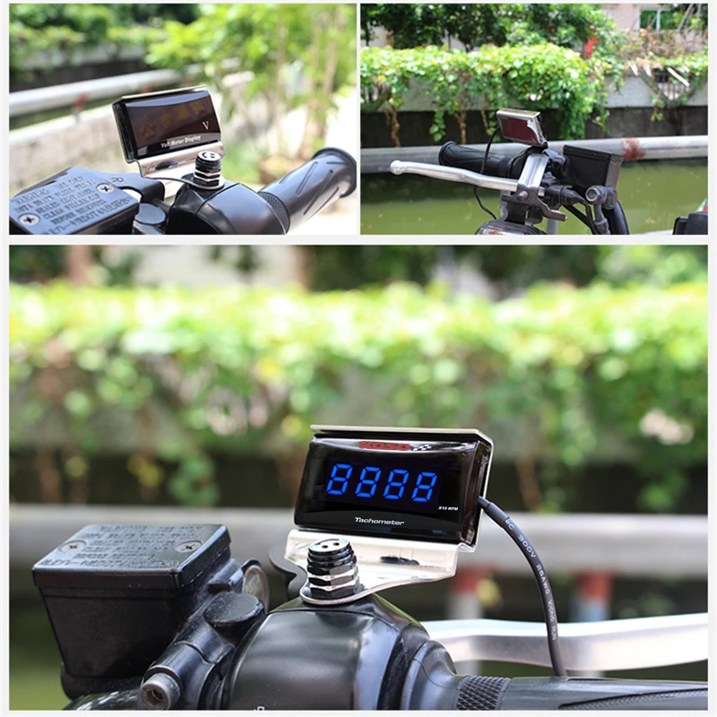 Цифровой тахометр Koso мини квадратный дисплей Калибр для Yamaha NVX NMAX XMAX 300 400 Кафе racer dio счетчик оборотов мотоцикла
