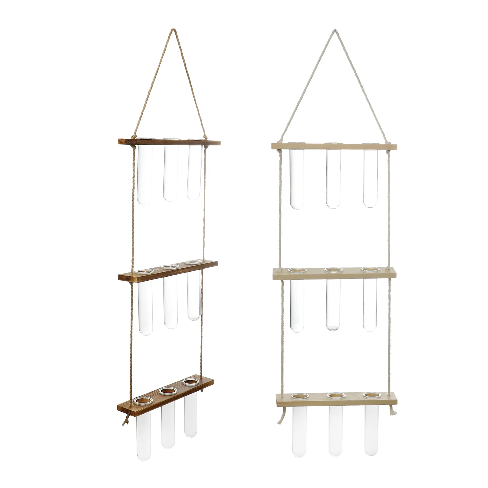 

Настенное подвесное кашпо ваза для цветочных бутонов стеклянный террариум деревянная подставка тестовая трубка ваза для размножения гидр...