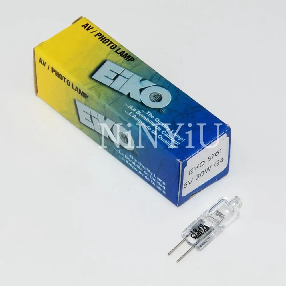 2 шт. галогеновые лампы EIKO 5761 6V30W G4 OLYMPUS CX31 CX41 CKX31 CKX41 IX53 IX51 BX40 BX41 BX43 BX46|Галогенные