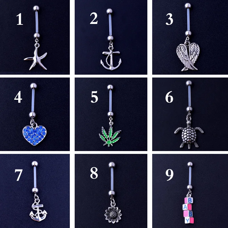 1 шт. удобное Силиконовое кольцо для беременных женщин пупок стразы кнопки сердце