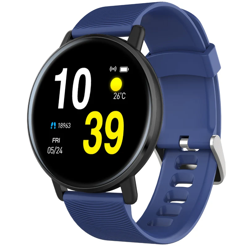 blue Wearpai H5 цветной экран фитнес-трекер Смарт-часы Bluetooth монитор сердечного ритма водонепроницаемые спортивные фитнес-часы для мужчин и женщин - Цвет: blue