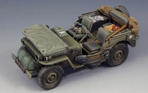 1/35 набор для сборки фигурок из смолы аксессуаров автомобиля (без