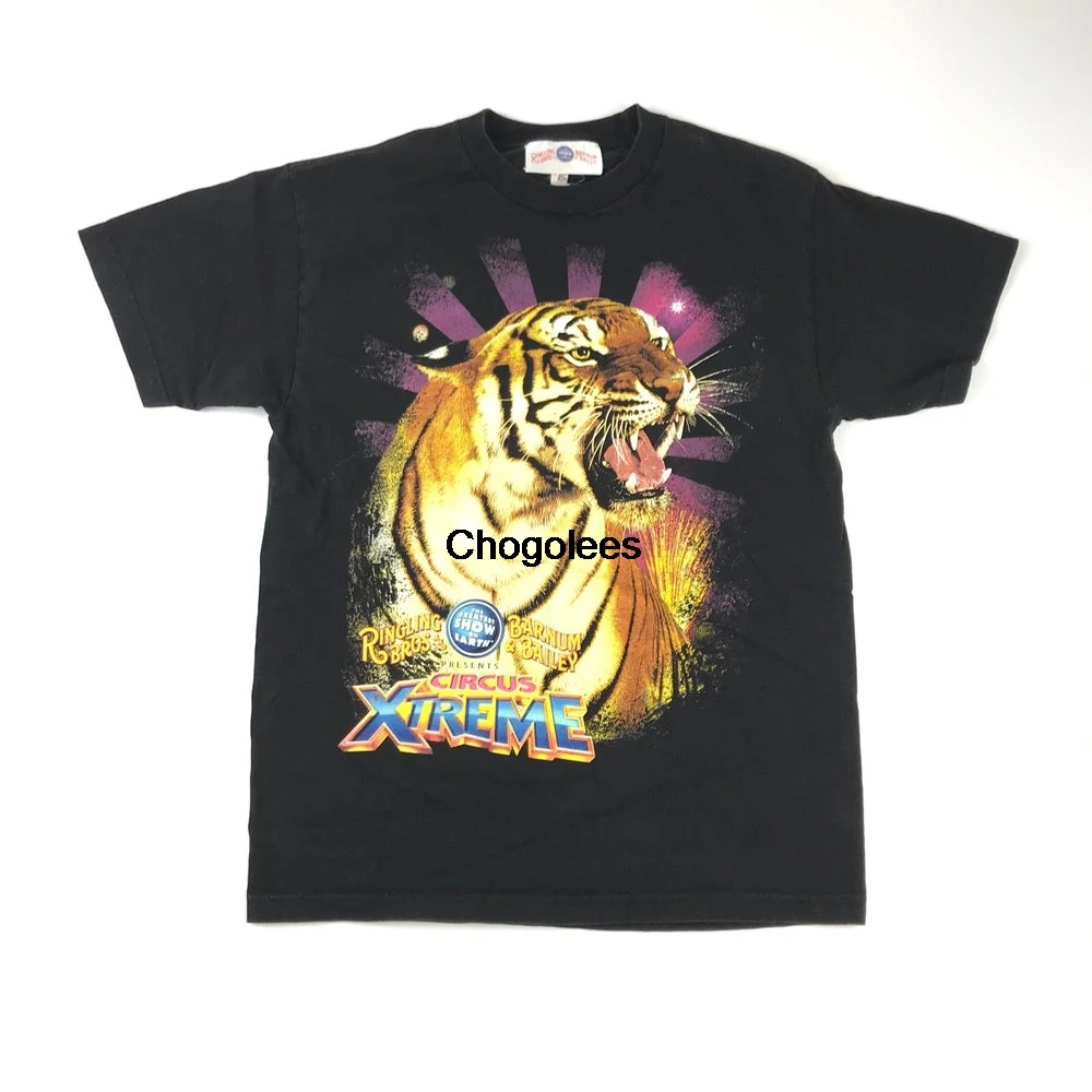 Черная футболка с большим рисунком barum &amp Bailey размер средней длины - купить по