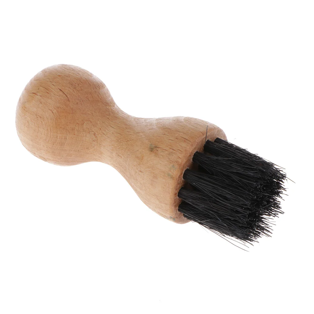 Натуральная щетка для полировки волос свиньи аппликатор обуви и ботинок с