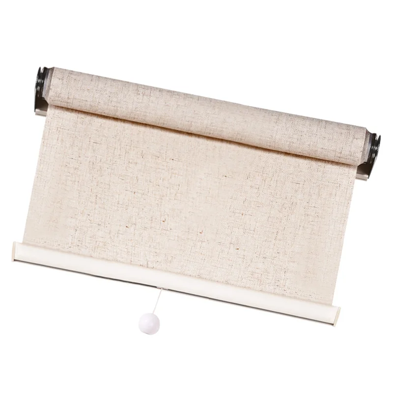 SUNFREE затемненные жалюзи из льняной ткани навес теплоизоляция офисная гостиная