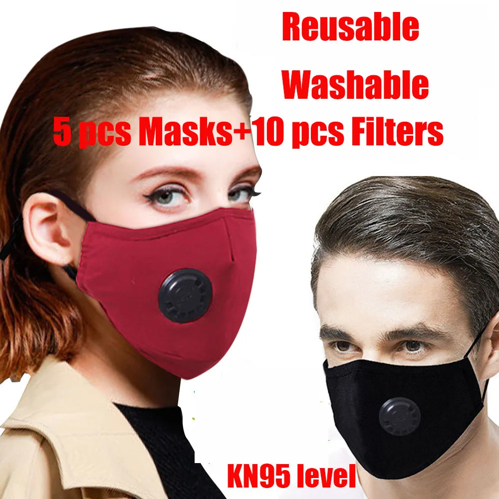 Респиратор PM2.5 противотуманный клапан мягкая маска из губки пылезащитный для