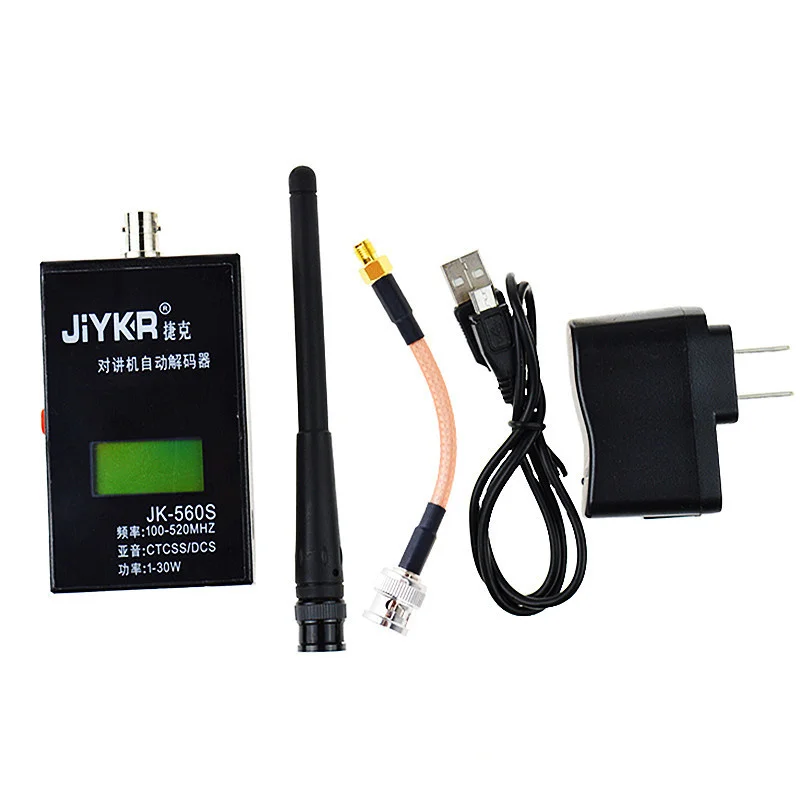 

JK-560S Frequency Counter Detector Reader 1-30W 100-520mHz CTCSS/DCS Meter 560S Power Measurement Transmission Connector