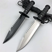 america portable tactical military hunting fixed blade knife 440c steel outdoor combat survival straight knives multi tools