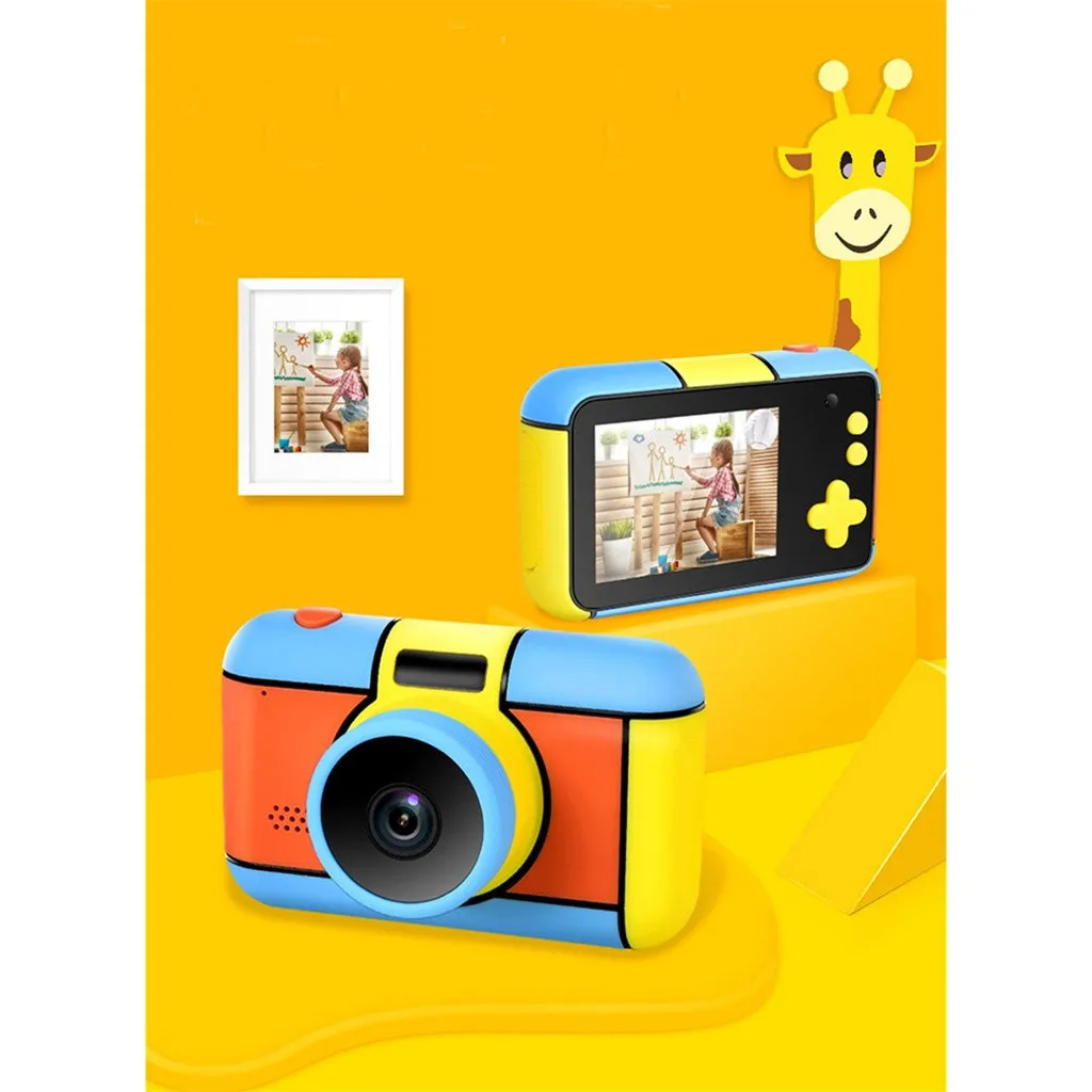 Colorful Kids Digital Mini Cartoon Camera 720P Projection Video with 2.4 Inch Display Screen Gifts z0106 | Электроника