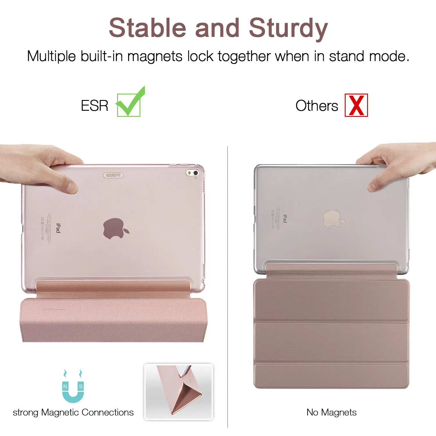 Чехол для iPad Pro 9.7 дюймов, ESR Smart Cover с Trifold стенд Магнитная автовключение Планшеты чехол для iPad Pro 9.7 дюймов выпуска
