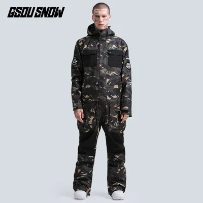 Многоцветный StormRunner одноплатный двойной Лыжный костюм, Водонепроницаемый, дышащий и теплый открытый мужской лыжный костюм s - Цвет: Многоцветный