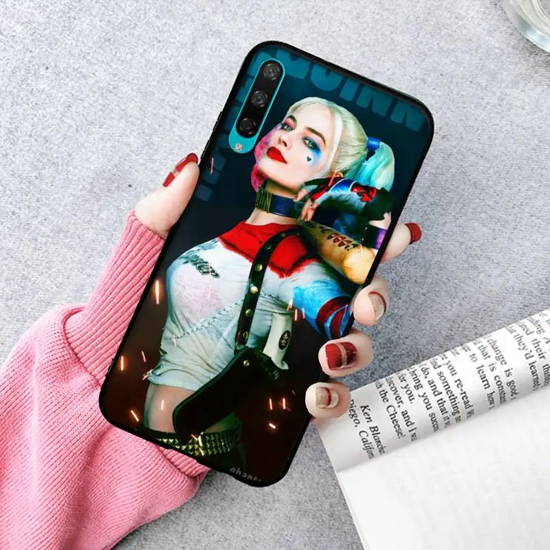 

Harleys Villian Quin Phone Case For Huawei P20 30 40 Pro Mate 20x 30 40 Pro Nova6 7 Honor 9X 10