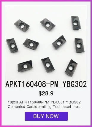 10pcs KNUX 160405 R carbide milling insert Tungsten Carbide Milling insert CNC Metal Lathe Tool Milling blade insert FOR steel