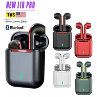 j18 pro tws true bluetooth wireless headphones with low delay cordless headset in ear earbuds stereo earphones for iphone xiaomi