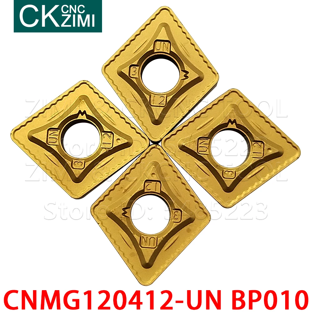 

CNMG120412-UN BP010 CNMG433-UN твердосплавная вставка внешние Токарные вставки инструменты CNC металлический токарный инструмент CNMG для нержавеющей стали