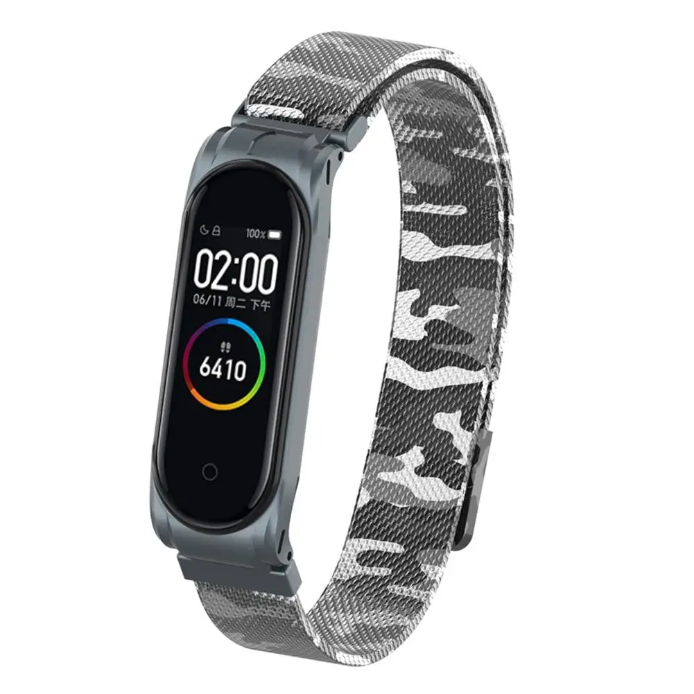 Сменный ремешок для наручных часов Xiaomi mi Band 3 4 красочные часы mi lanis из нержавеющей стали часы на магнитном ремешке браслет