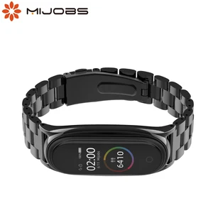 Ремешок для Xiaomi Mi Band 6, браслет Mi Band 5, металлический ремешок для часов Correa My Band 3, 4, 5, 6 NFC глобальная версия