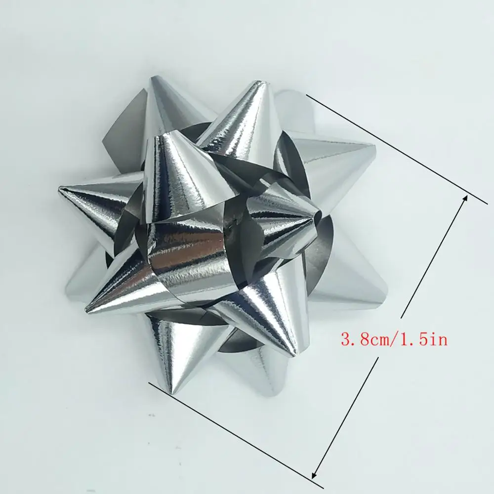 40 шт. самоклеящиеся мини-банты металлик 1 5 дюйма | Дом и сад