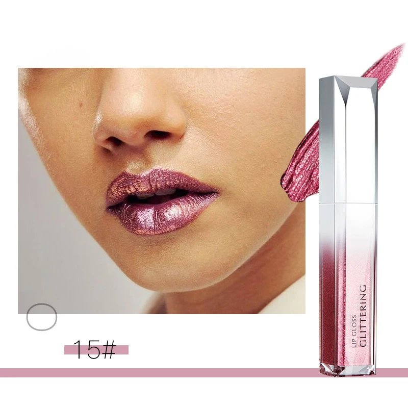 

Waterproof Pearlescent Moisturizing Lip Glaze Explosive Starry Sky Shining Lip Gloss Lipstick Multiple Colors Available