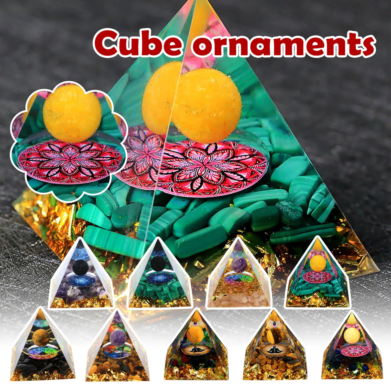 

Домашний стол Totem украшения из смолы Аметист дробленый камень украшение милые аксессуары символизирует удачу красиво