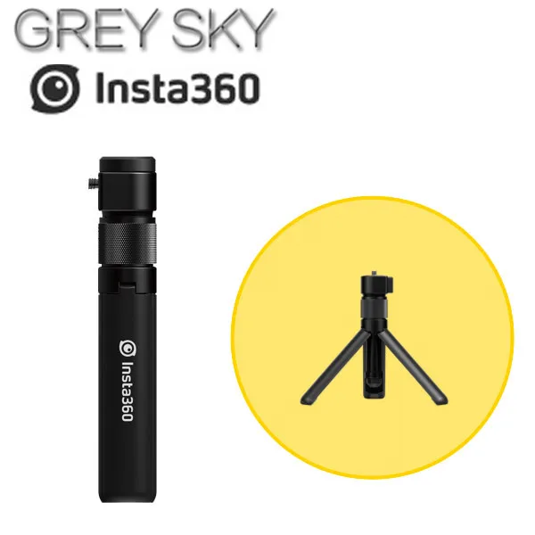 Insta360 One X погружения чехол, инвесторов, чехол, крышка для объектива, для верховой езды, с поясом, в форме пули, мотоцикл Комплект, на все случаи жизни, штатив, карбоновое волокно Плетеная кожа - Цвет: Handle