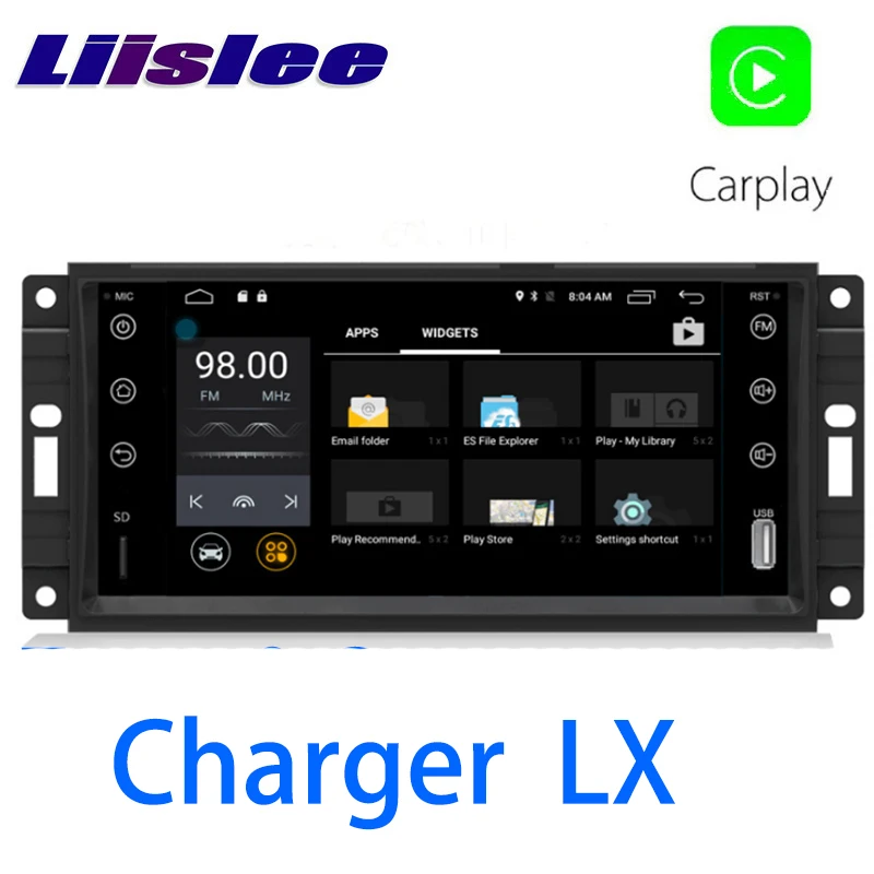 LiisLee Автомобильный мультимедийный gps HiFi аудио Радио стерео для Dodge зарядное