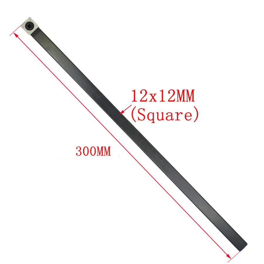 1 шт. удлиненный квадратный резак 12x12 мм алюминиевый сплав латунь ручка токарный