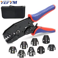 yefym yf 04b crimping pliers clamp cable tools plugtubeinsulatedcoaxial terminal terminals kit multi functional carbon steel