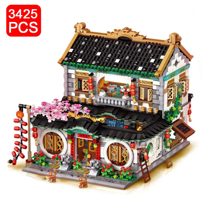 LOZ mini-Builidng Blocks Brick Toy Wedding Chapel Fairy House Bank Grand Theater For Kid Christmas Gift 1034 1035 1036 1041 1042 images - 2